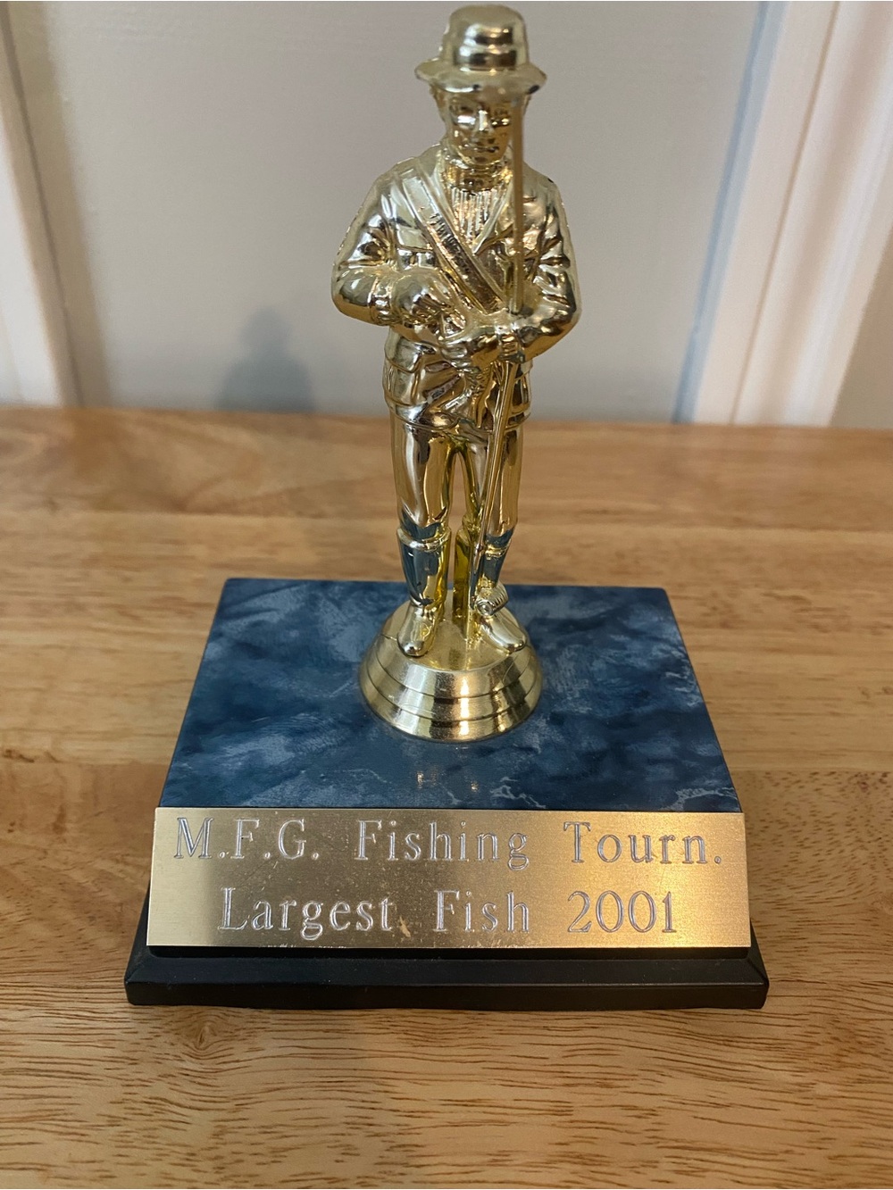 M.F.G. Fishing Tourn. Largest Fish 2001 Trophy